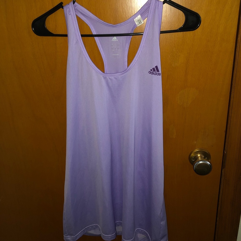 Lilac Adidas Athletic Tank
